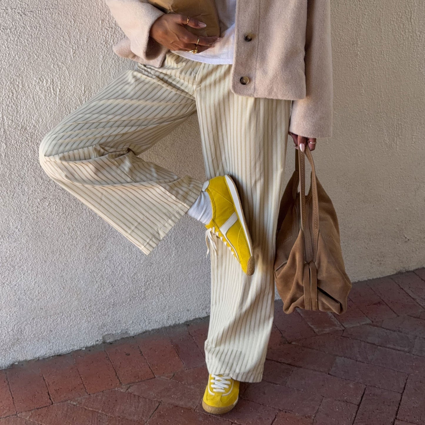 Sariya Yellow Nylon Sneakers Dolce Vita