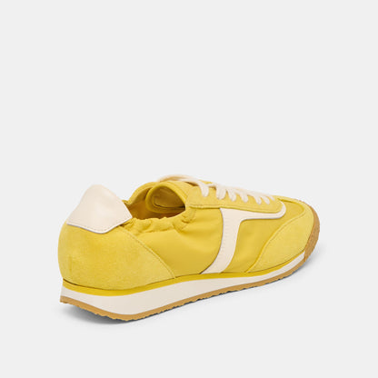 Sariya Yellow Nylon Sneakers Dolce Vita