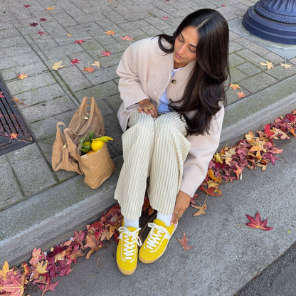 Sariya Yellow Nylon Sneakers Dolce Vita