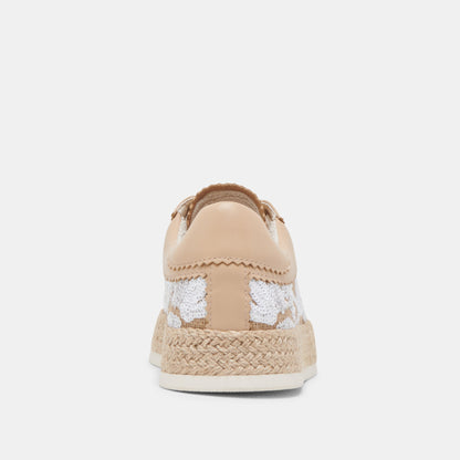 AZALIA SNEAKERS NATURAL MULTI FLORAL SEQUIN Dolce Vita
