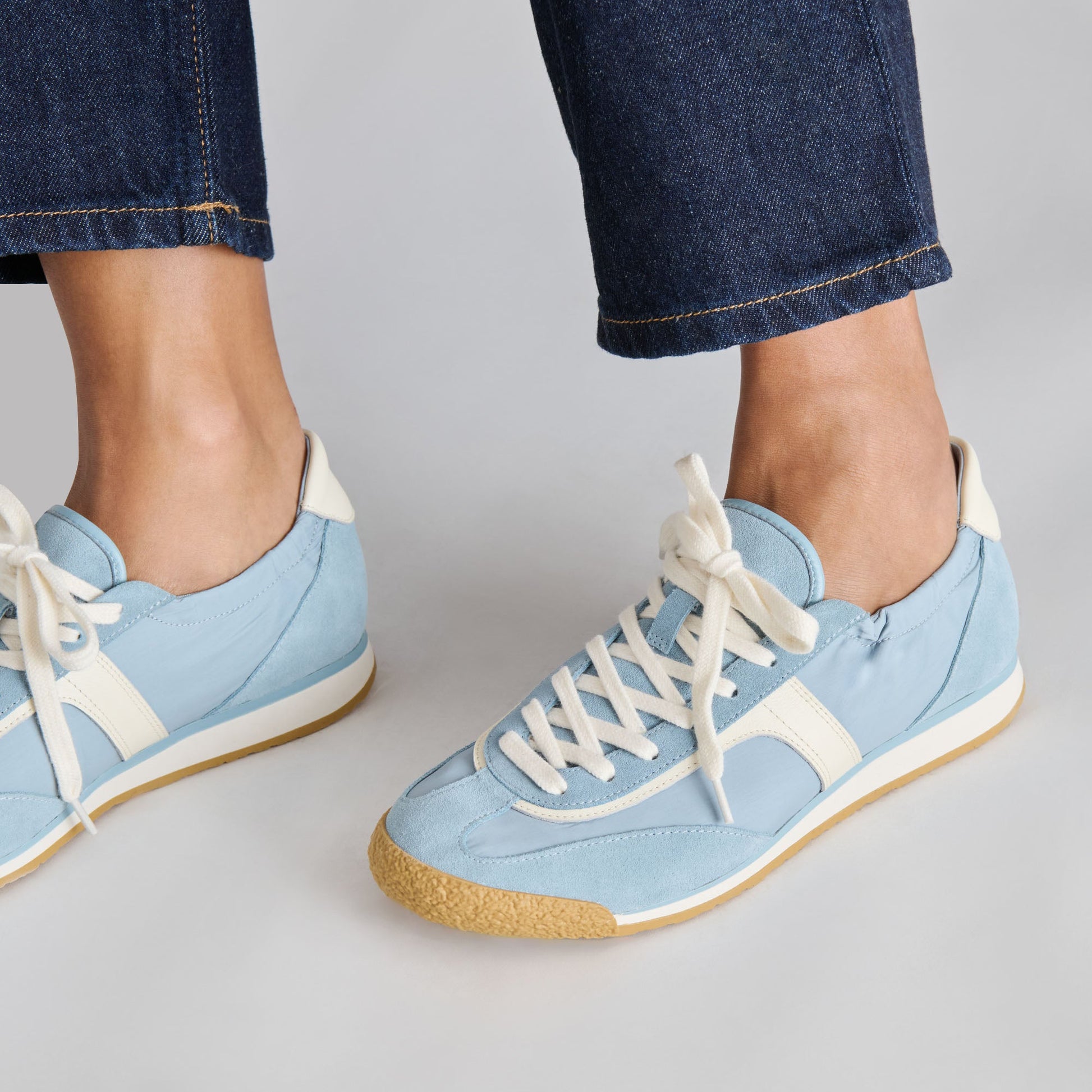 Sariya Lt Blue Nylon Sneakers Dolce Vita