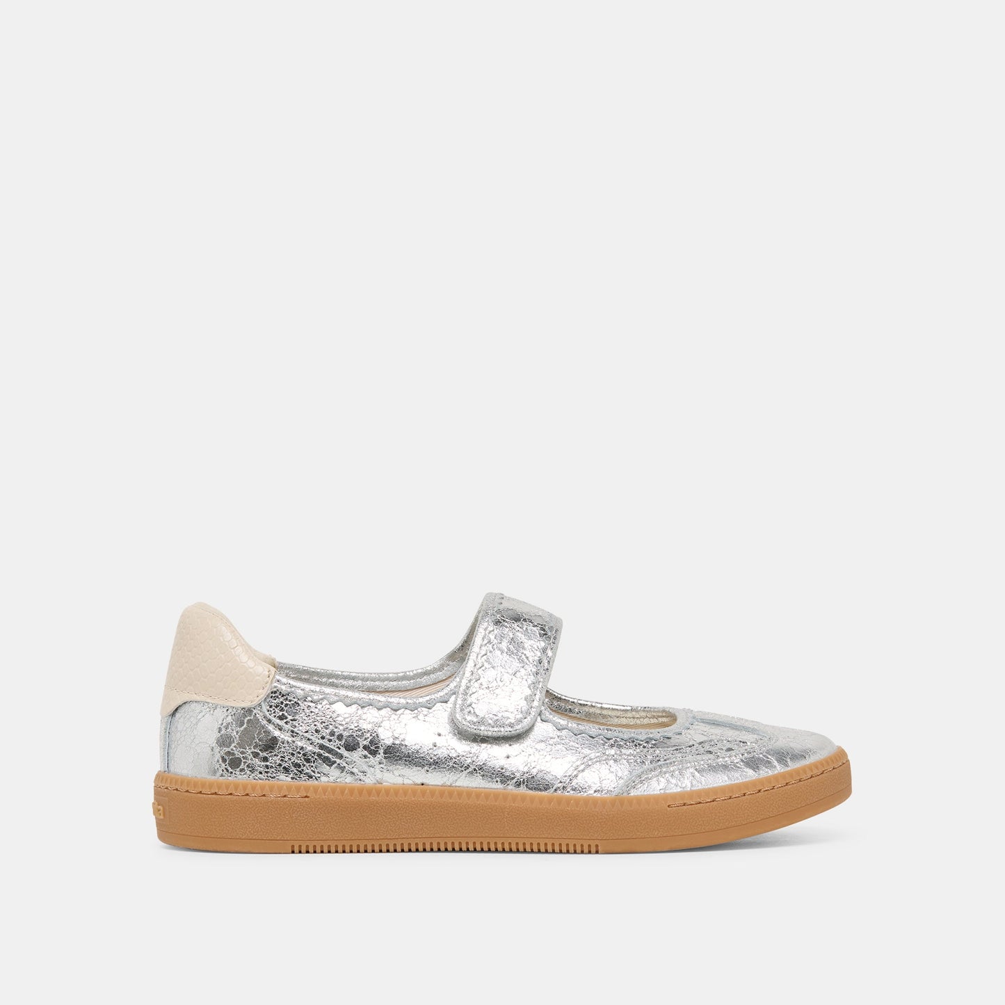 Nanet Silver Leather Sneakers Dolce Vita
