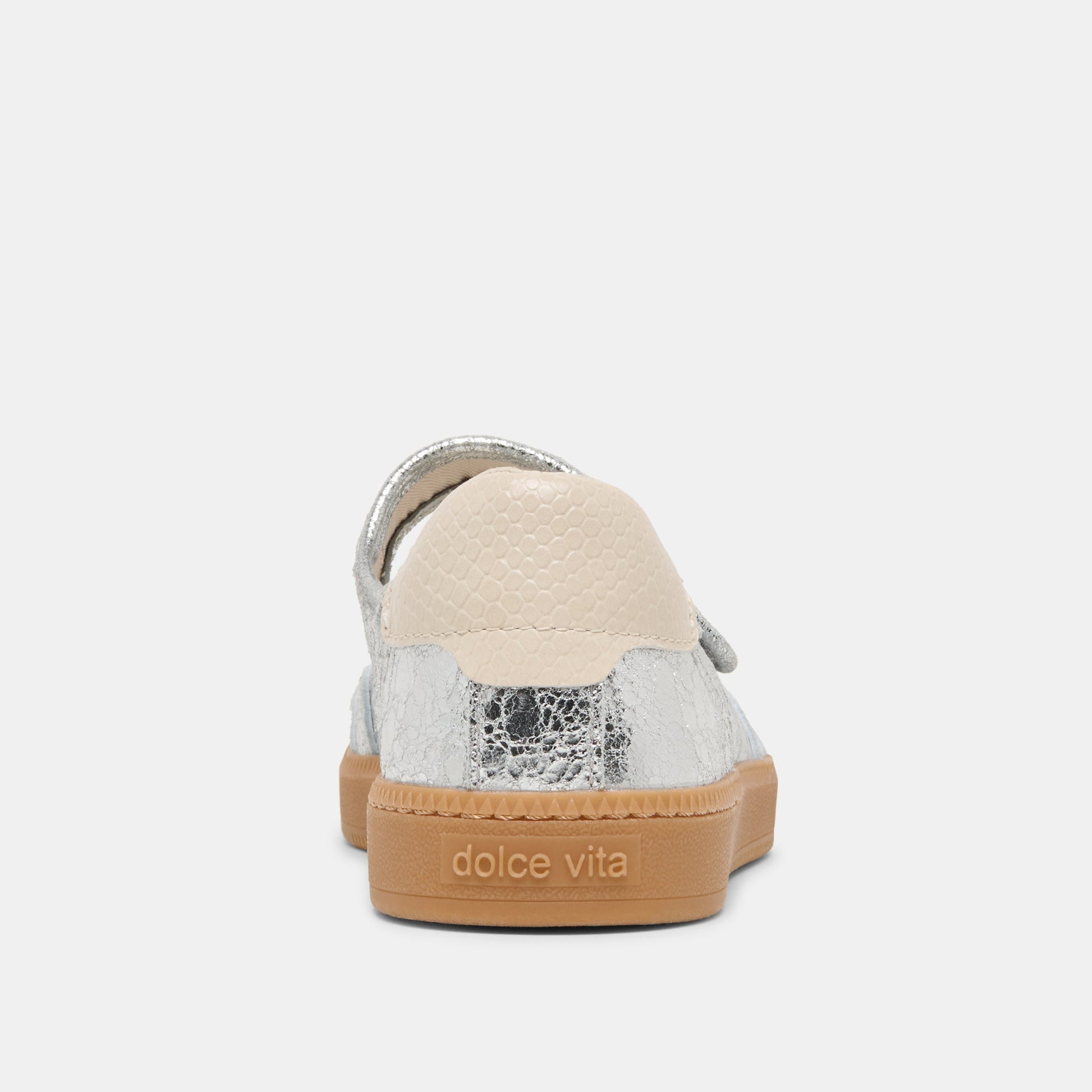 Nanet Silver Leather Sneakers Dolce Vita