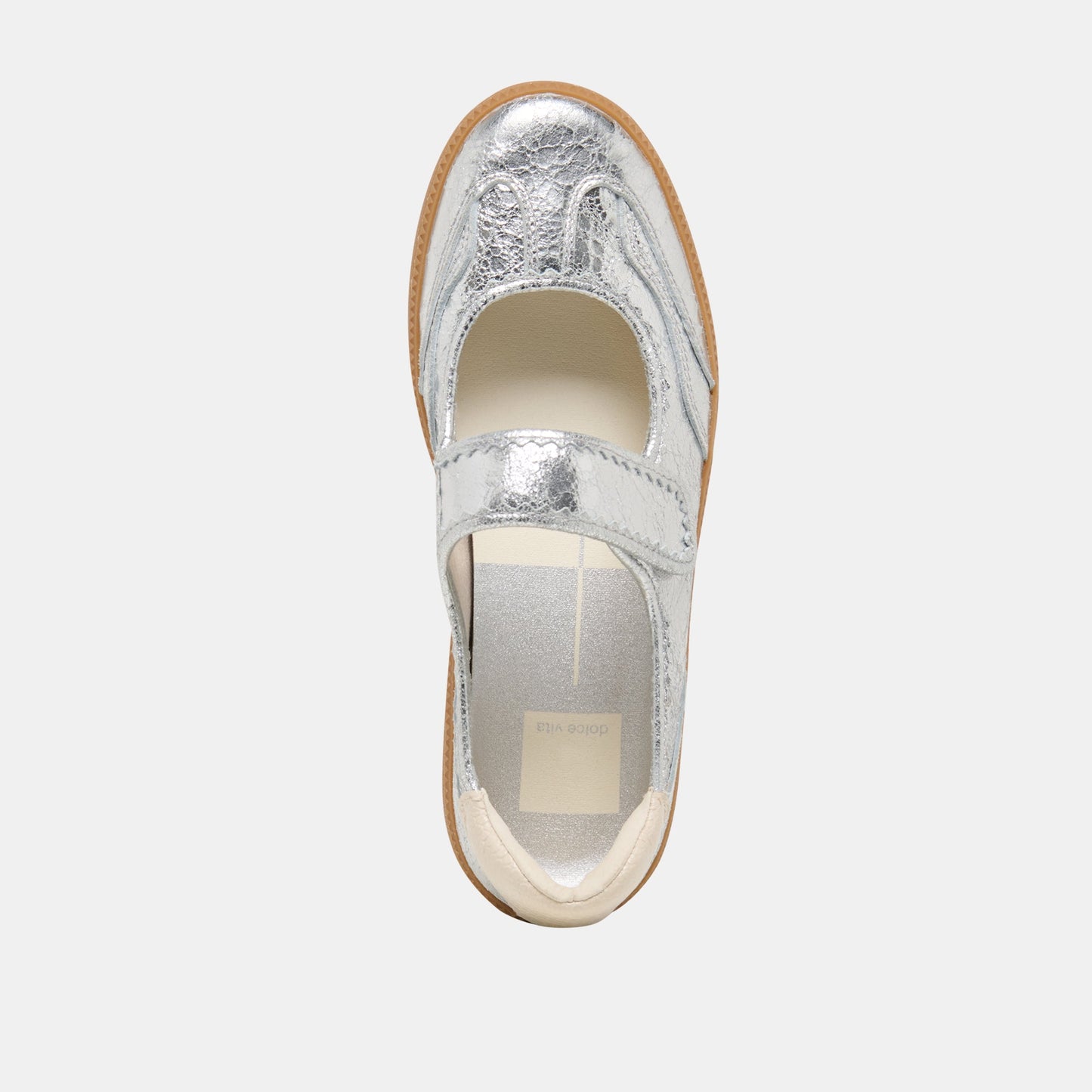 Nanet Silver Leather Sneakers Dolce Vita
