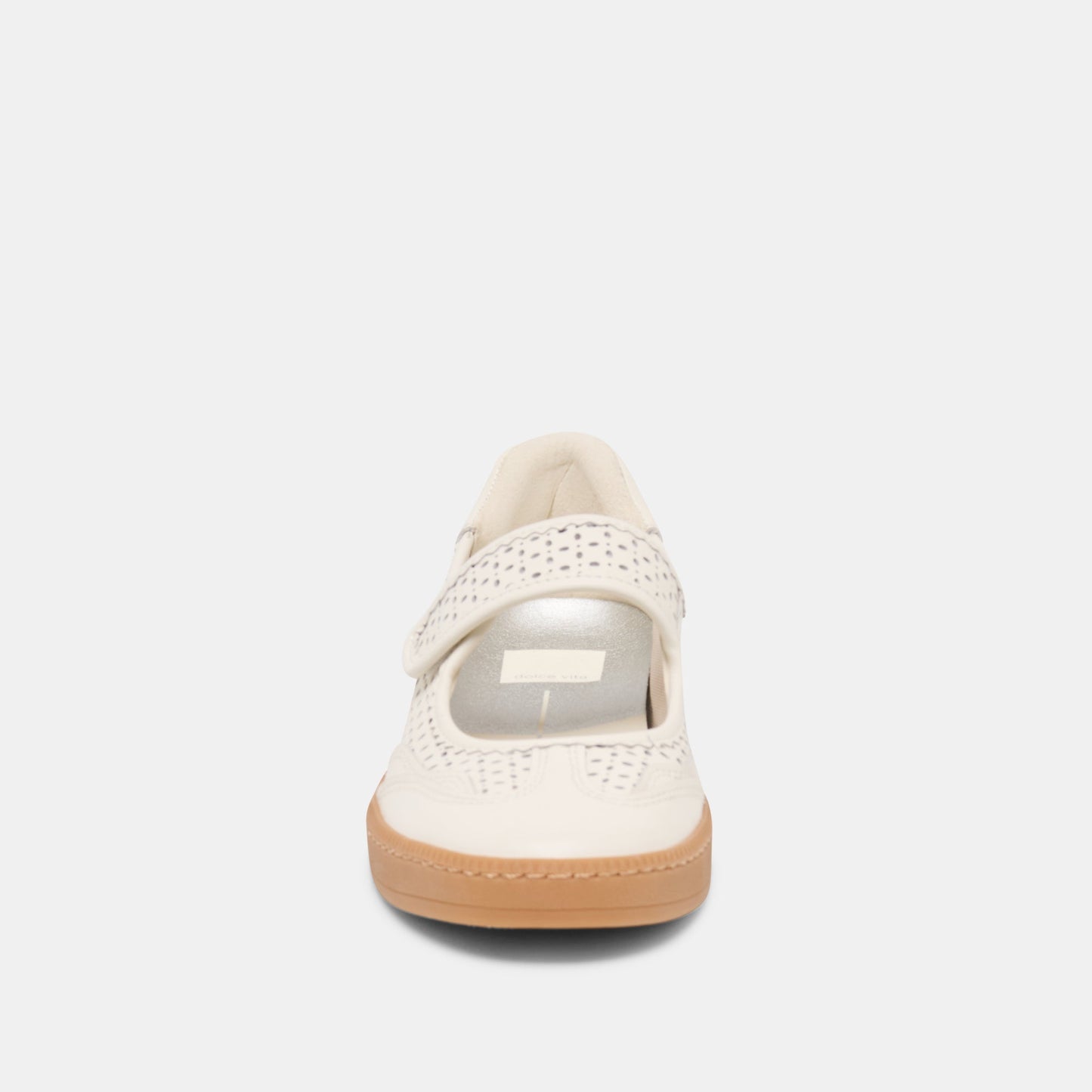 Nanet White Perforated Leather Sneakers Dolce Vita