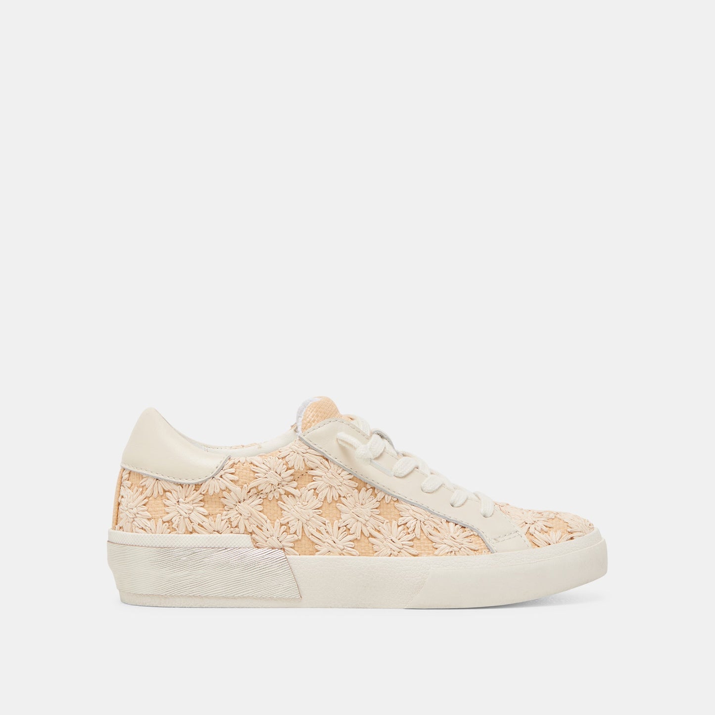 ZINA FLORAL SNEAKERS CREME FLORAL RAFFIA Dolce Vita