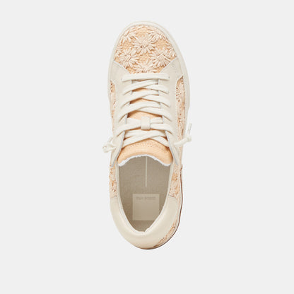 ZINA FLORAL SNEAKERS CREME FLORAL RAFFIA Dolce Vita