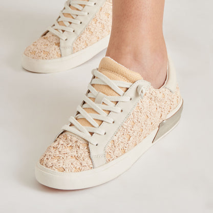 ZINA FLORAL SNEAKERS CREME FLORAL RAFFIA Dolce Vita