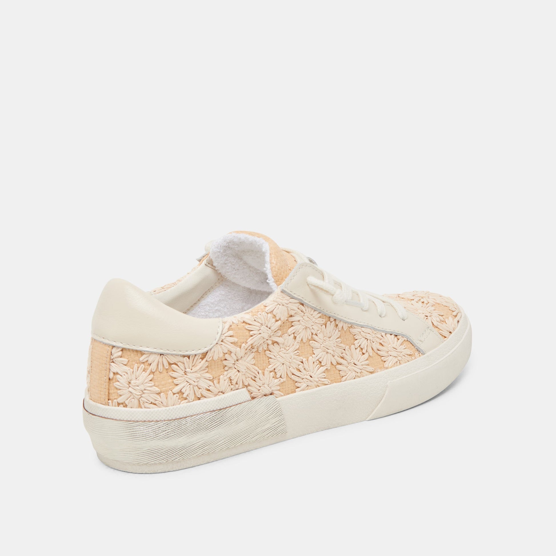 ZINA FLORAL SNEAKERS CREME FLORAL RAFFIA Dolce Vita