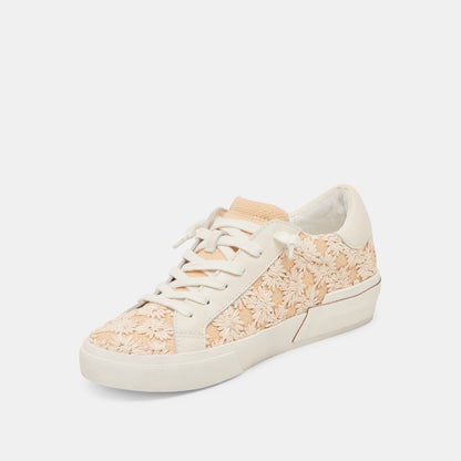 ZINA FLORAL SNEAKERS CREME FLORAL RAFFIA Dolce Vita