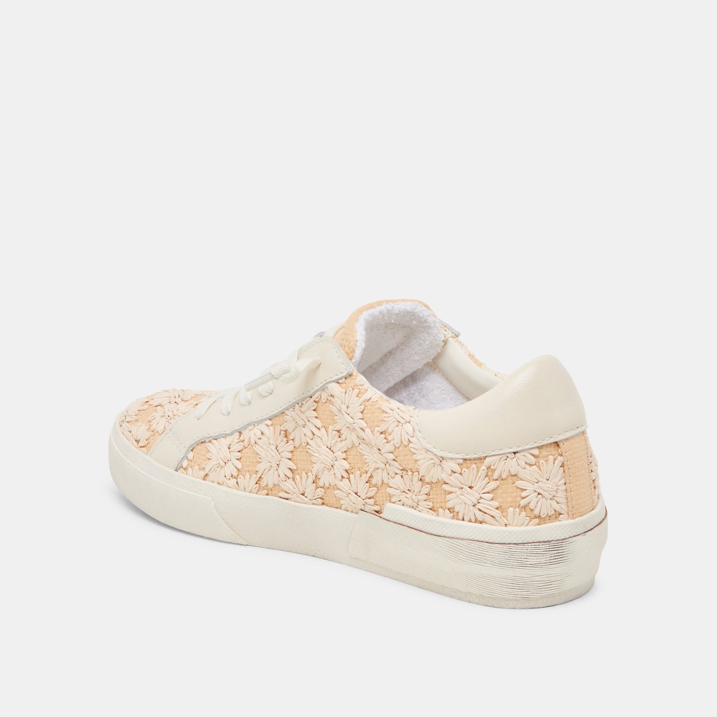 ZINA FLORAL SNEAKERS CREME FLORAL RAFFIA Dolce Vita