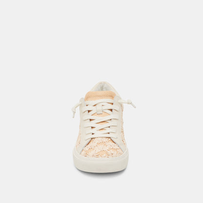 ZINA FLORAL SNEAKERS CREME FLORAL RAFFIA Dolce Vita