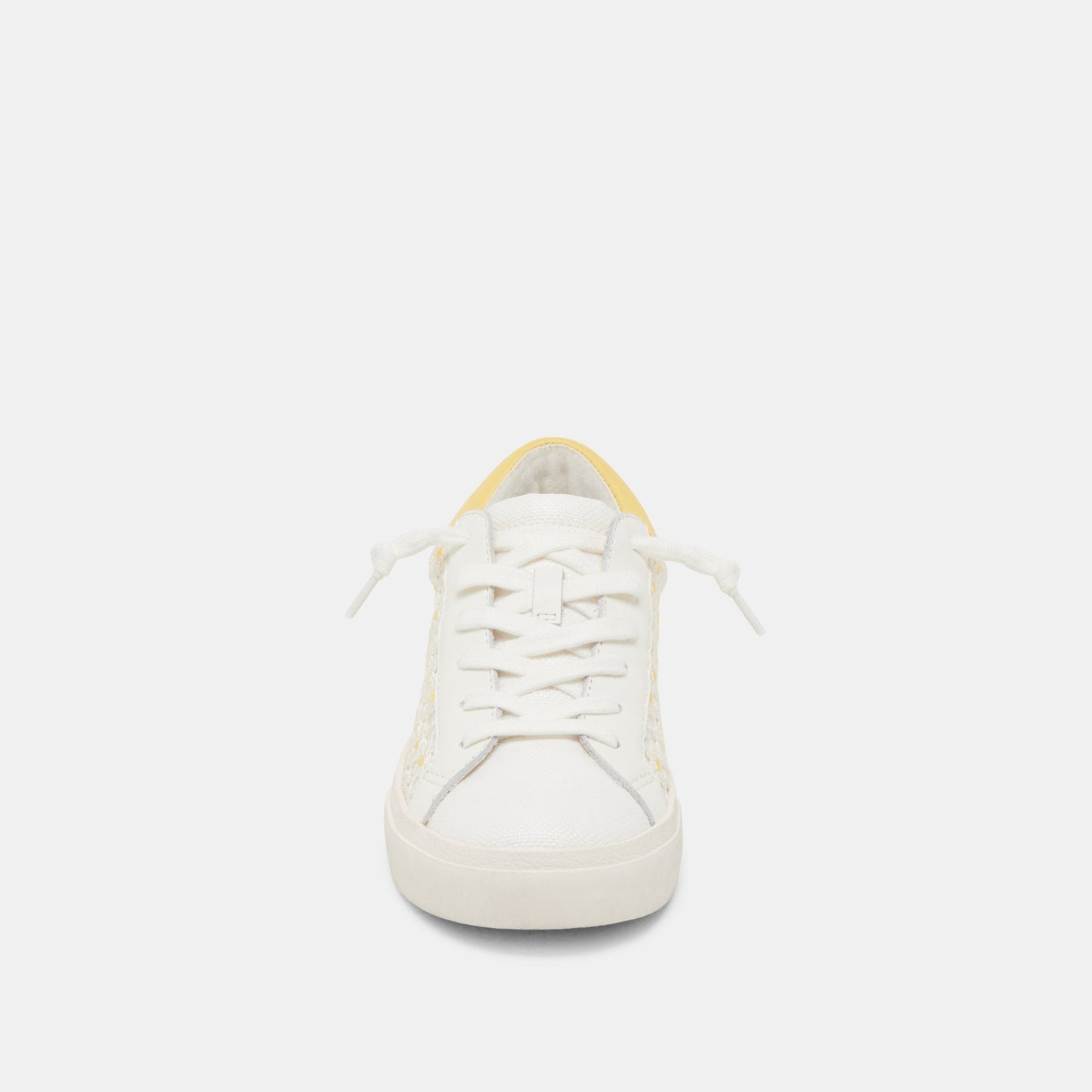 ZINA FLORAL SNEAKERS WHITE YELLOW FLORAL MESH Dolce Vita