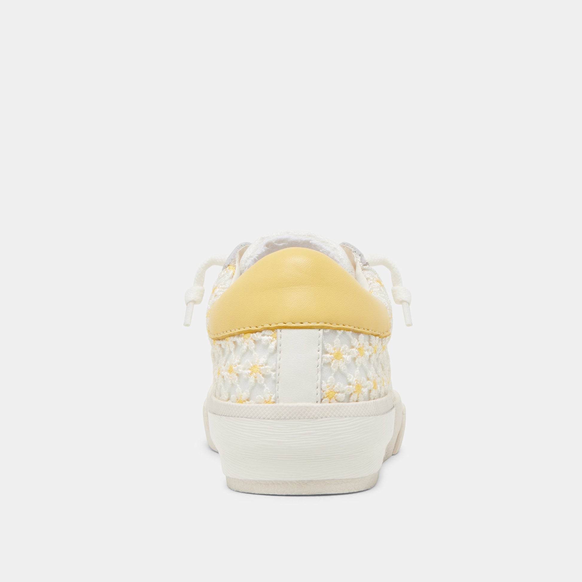 ZINA FLORAL SNEAKERS WHITE YELLOW FLORAL MESH Dolce Vita