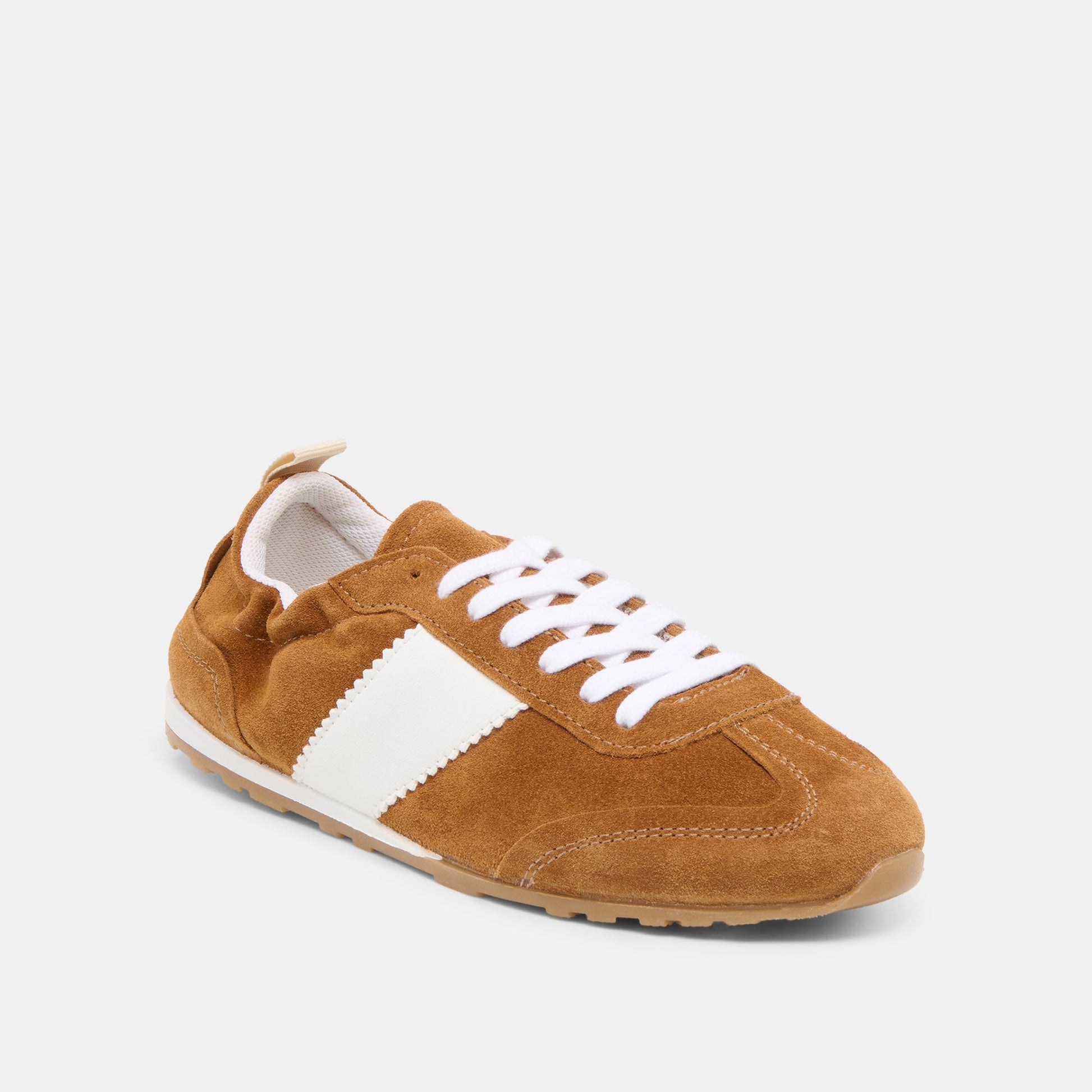 Shyla Cognac Suede Sneakers Dolce Vita