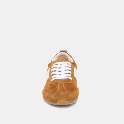 Shyla Cognac Suede Sneakers Dolce Vita