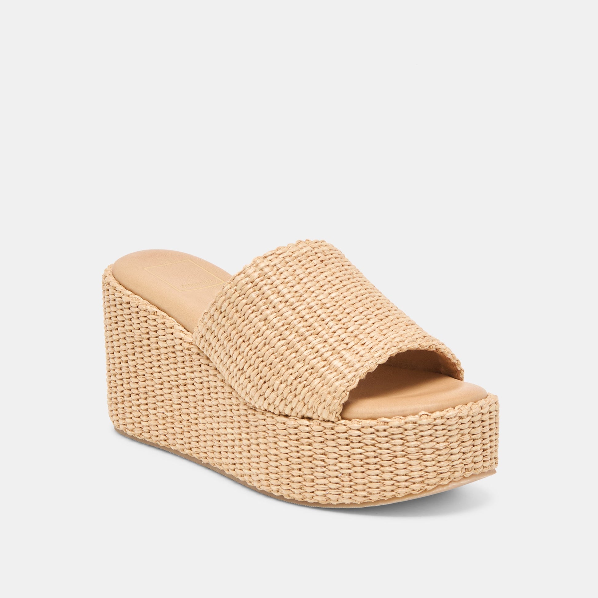 Joclyn Lt Natural Raffia Wedges Dolce Vita