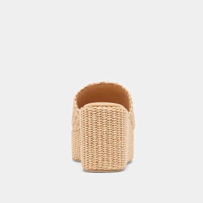 Joclyn Lt Natural Raffia Wedges Dolce Vita