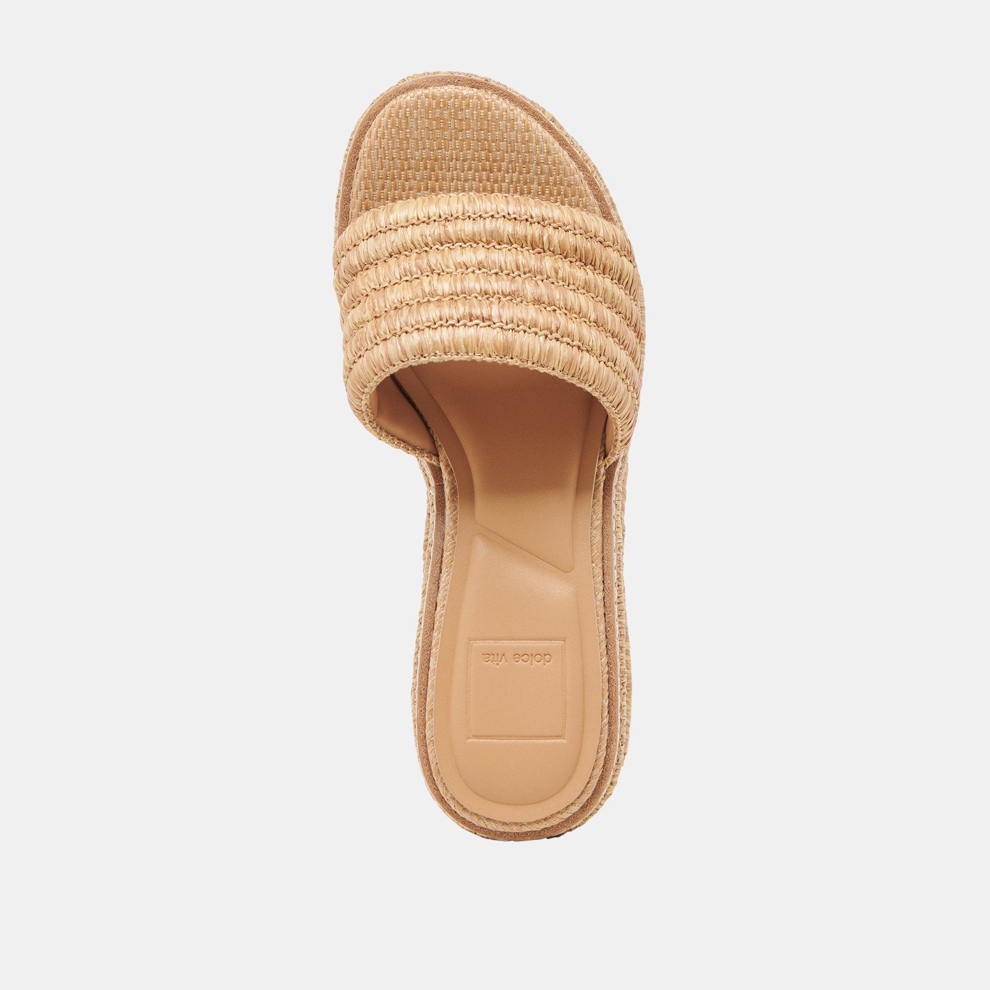Throne Lt Natural Raffia Wedges Dolce Vita