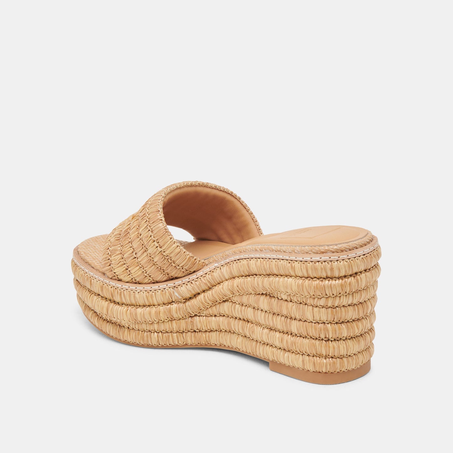 Throne Lt Natural Raffia Wedges Dolce Vita