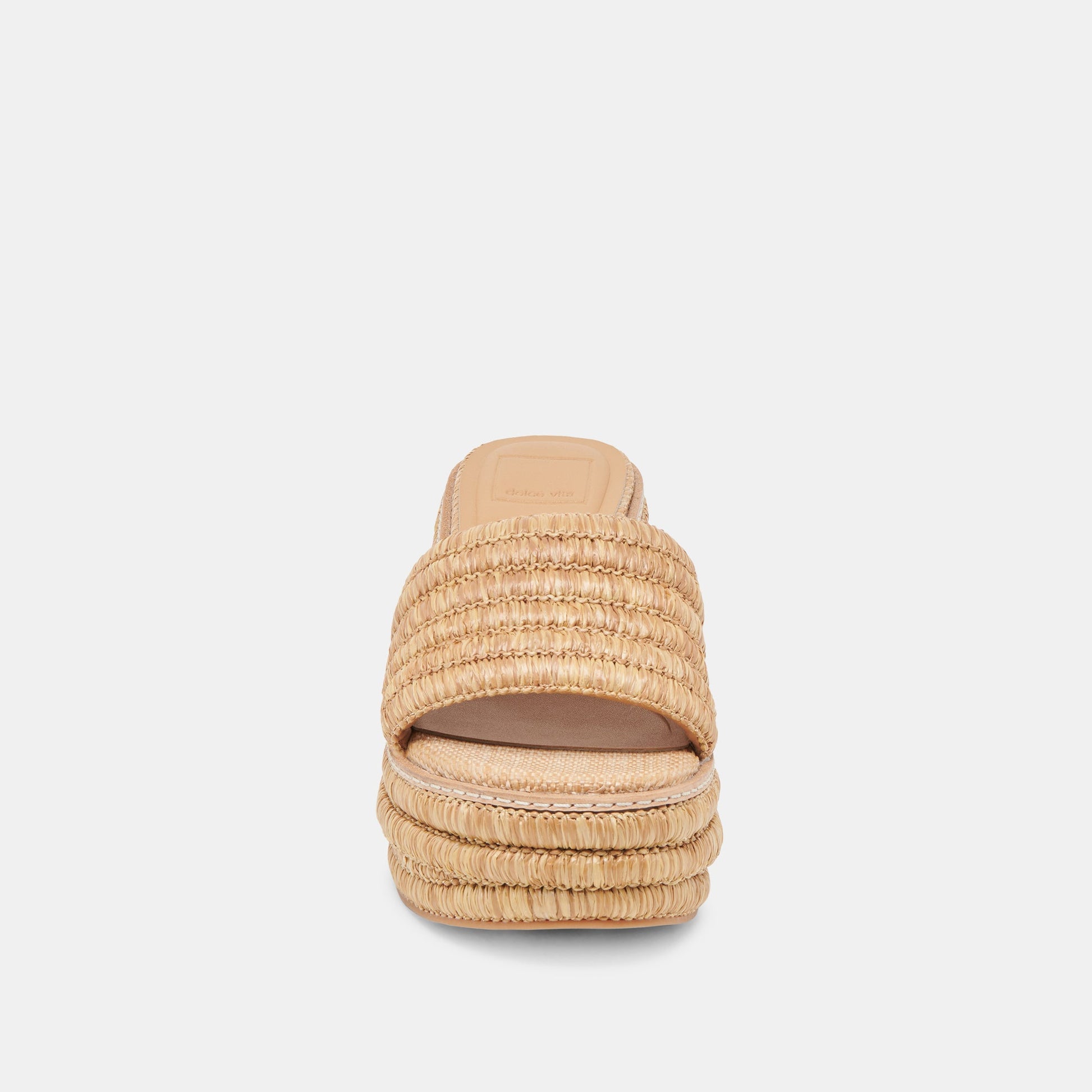 Throne Lt Natural Raffia Wedges Dolce Vita
