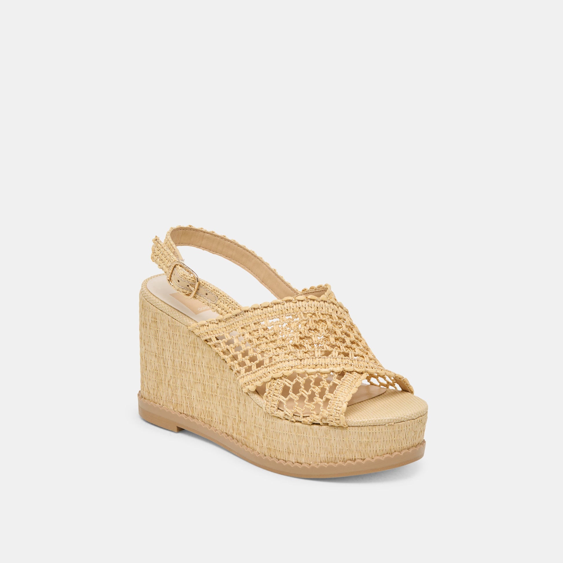 DEXLER WEDGES LT NATURAL WOVEN RAFFIA Dolce Vita