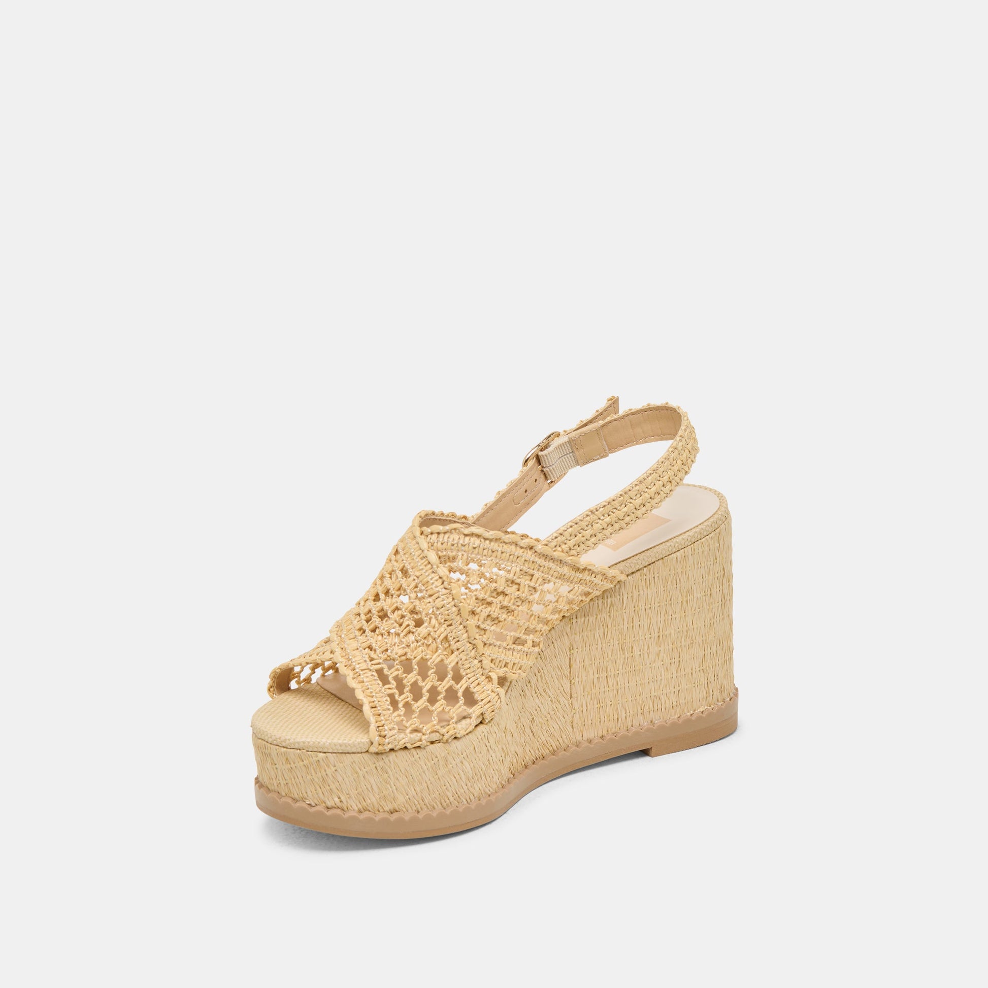 DEXLER WEDGES LT NATURAL WOVEN RAFFIA Dolce Vita
