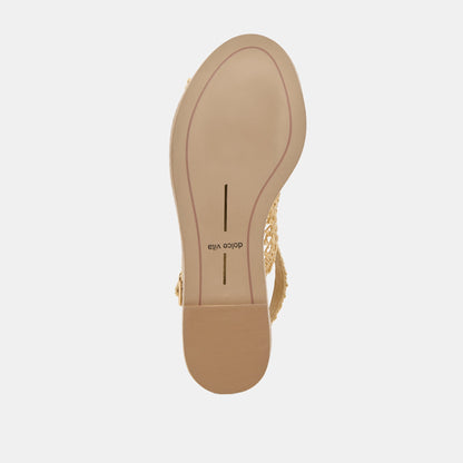 DEXLER WEDGES LT NATURAL WOVEN RAFFIA Dolce Vita