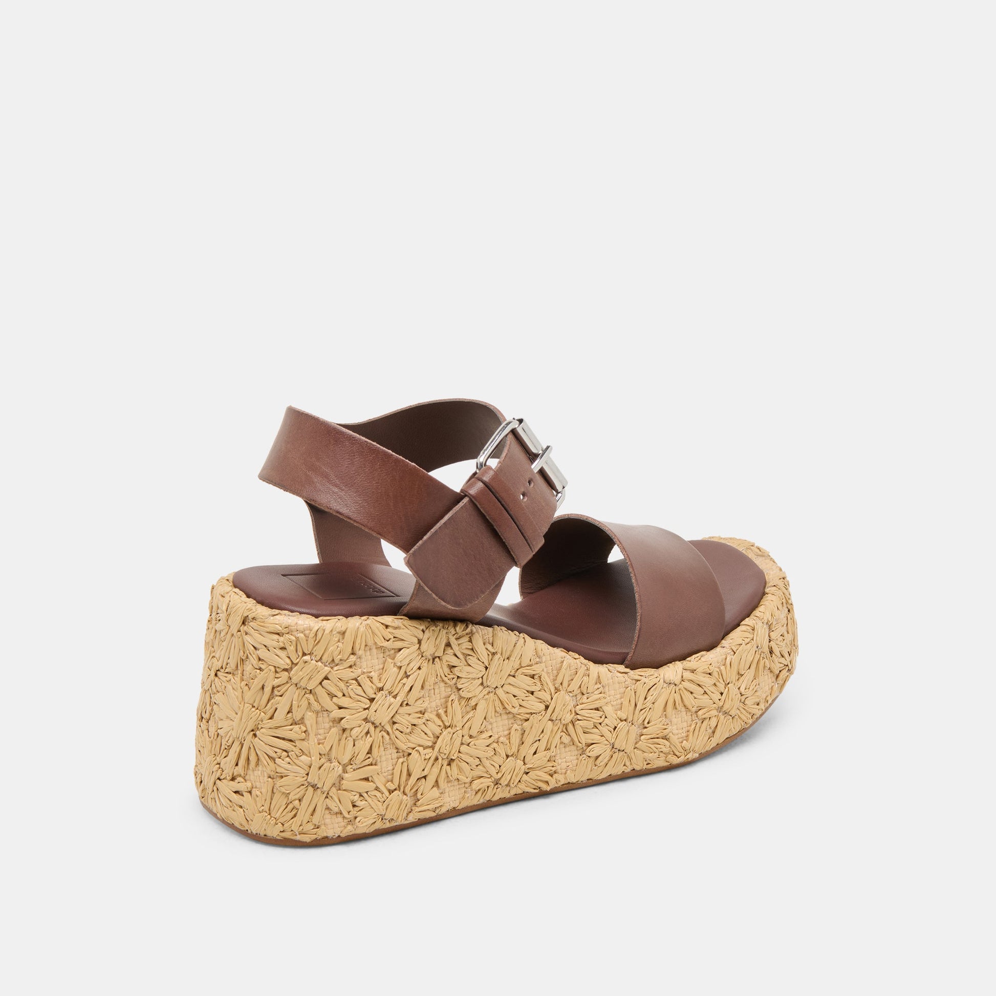 Auri Dk Brown Leather Wedges Dolce Vita