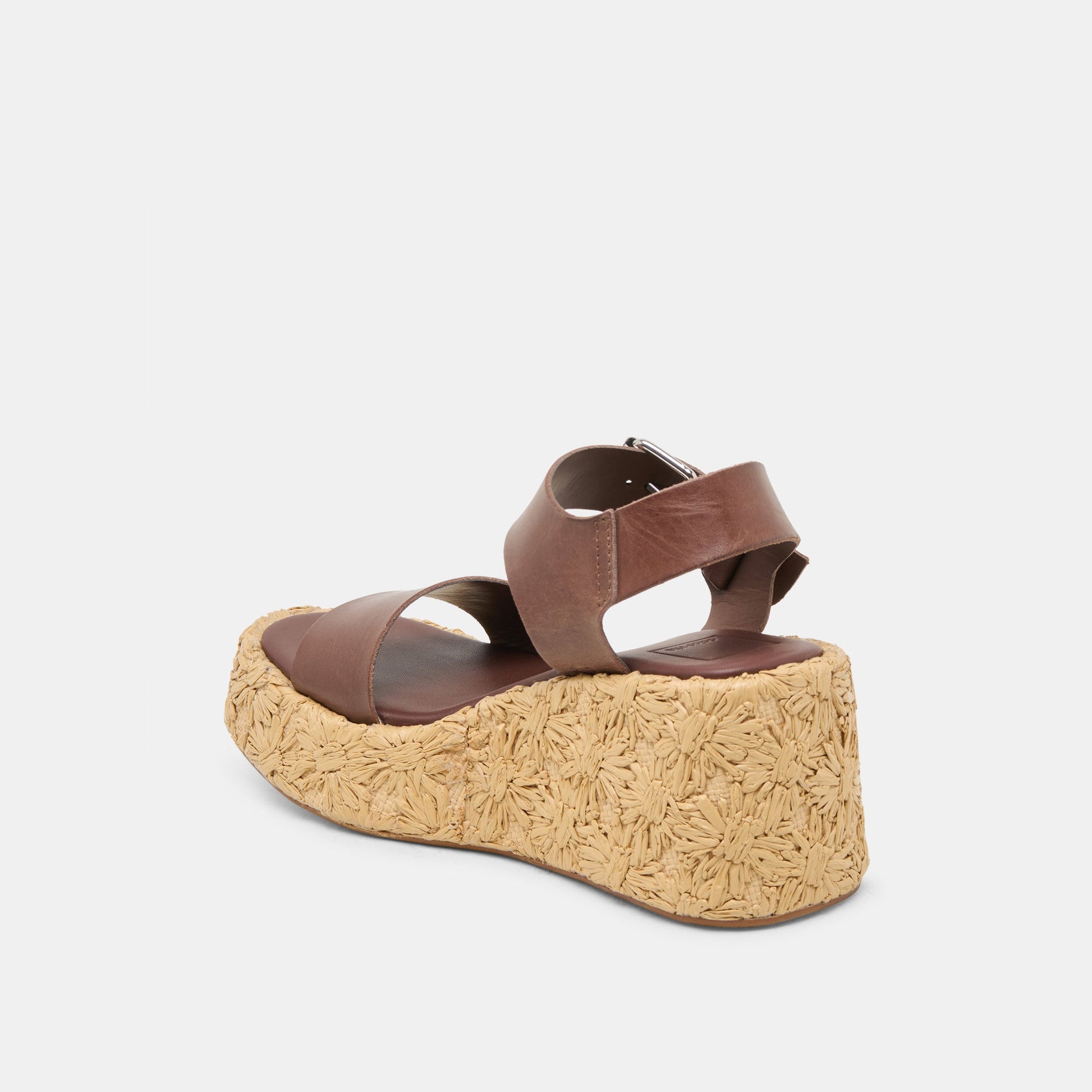 Auri Dk Brown Leather Wedges Dolce Vita