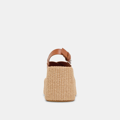 SKYLAR WEDGES BROWN LEATHER Dolce Vita