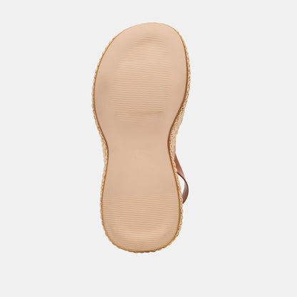 SKYLAR WEDGES BROWN LEATHER Dolce Vita