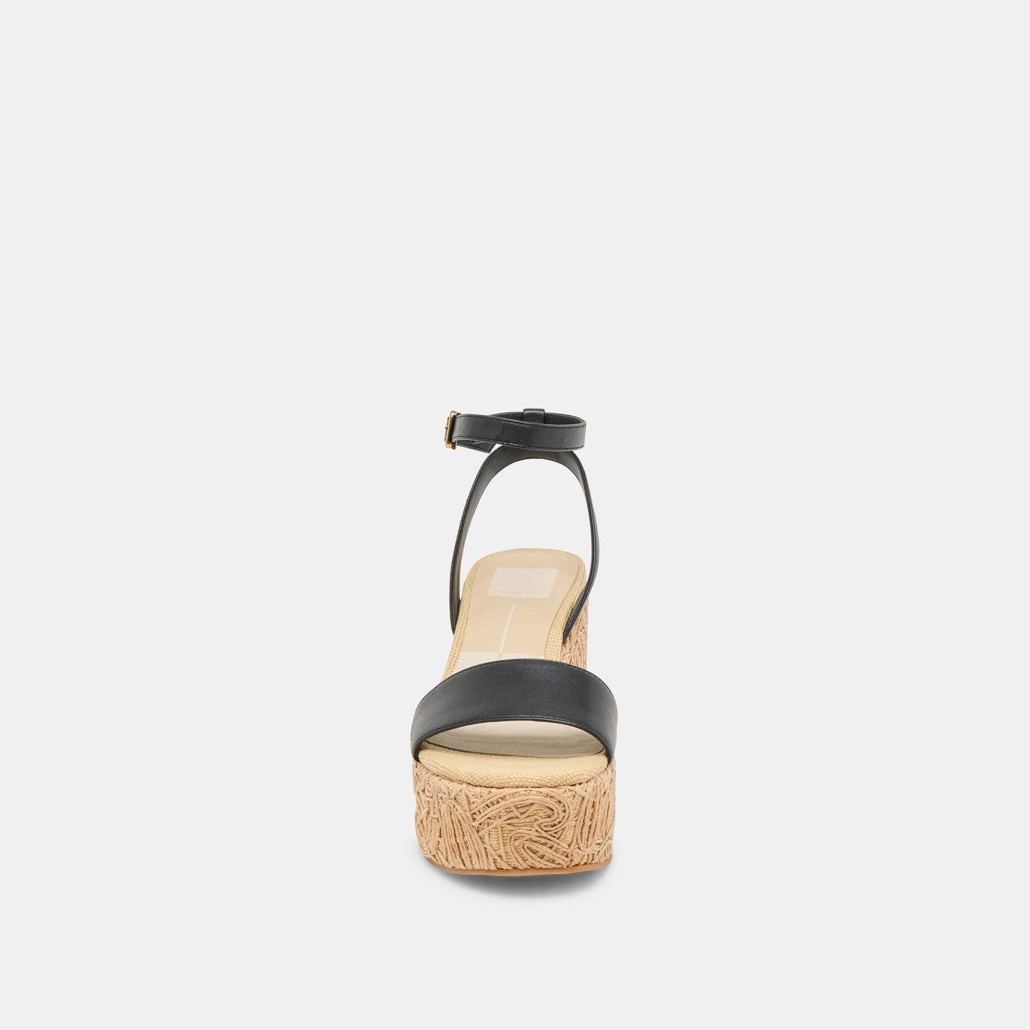 TALISA WEDGES BLACK LEATHER Dolce Vita