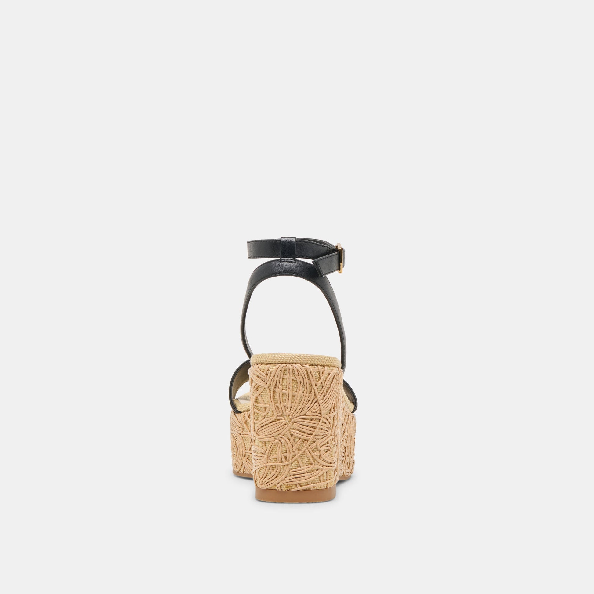 TALISA WEDGES BLACK LEATHER Dolce Vita