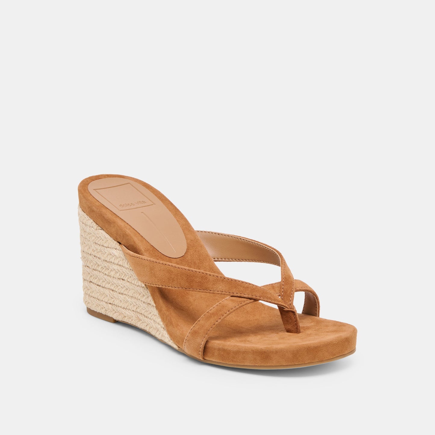 Helan Espadrille Brown Suede Wedges Dolce Vita