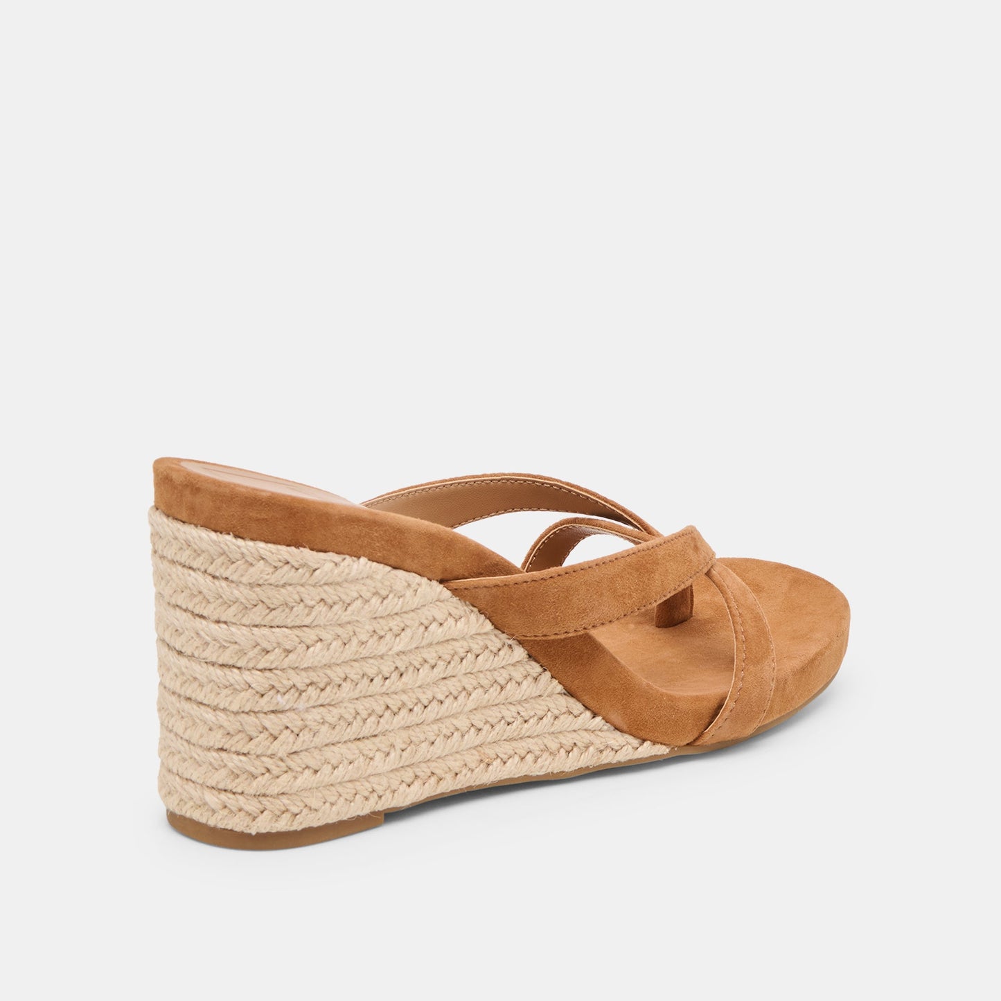 Helan Espadrille Brown Suede Wedges Dolce Vita