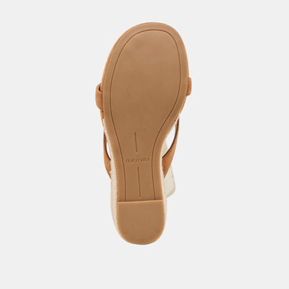 Helan Espadrille Brown Suede Wedges Dolce Vita