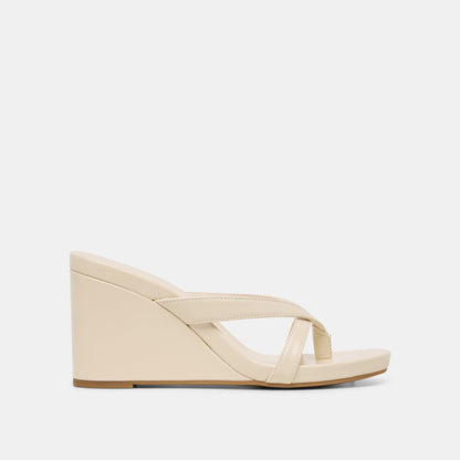 Helan Bone Leather Wedges Dolce Vita