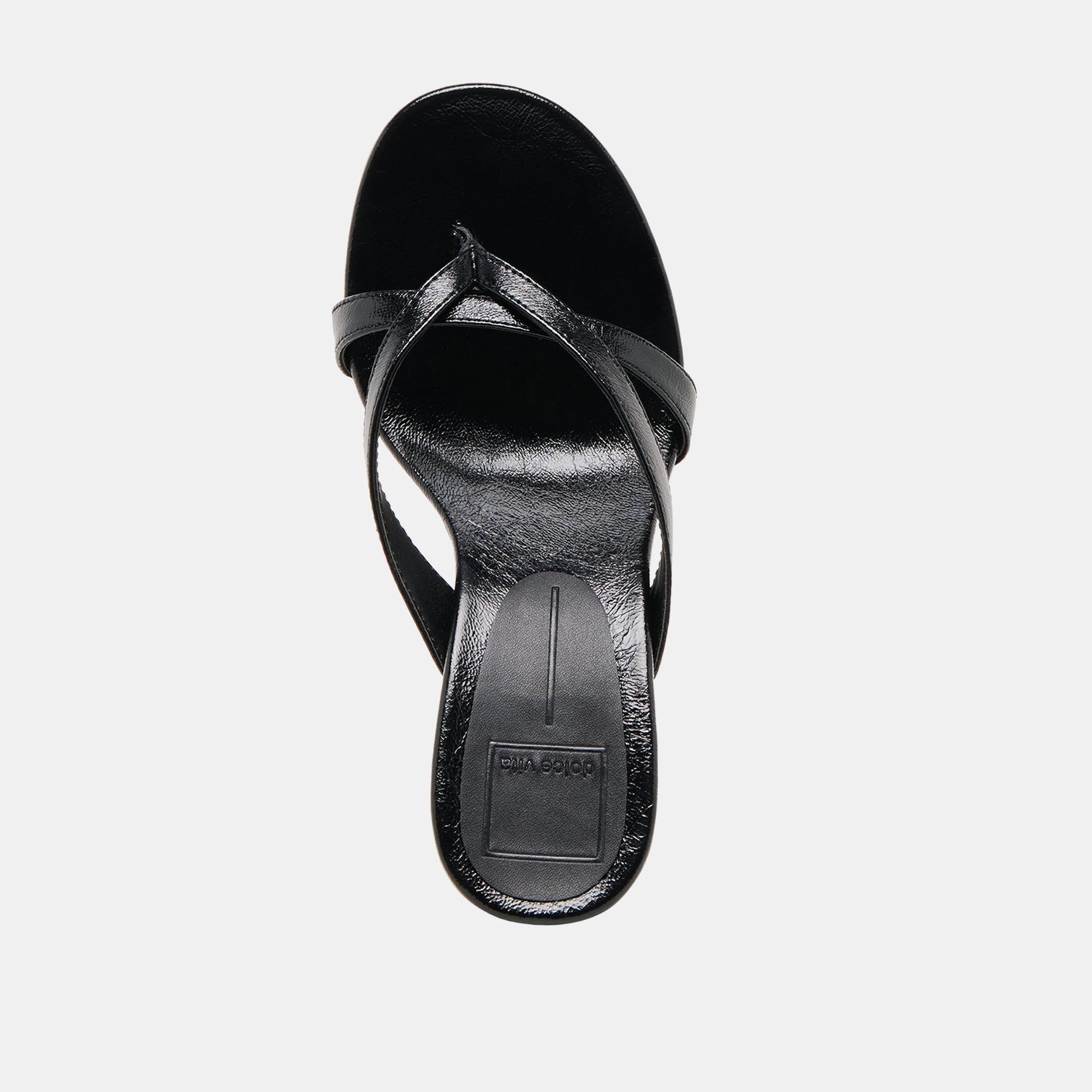 Helan Black Leather Wedges Dolce Vita