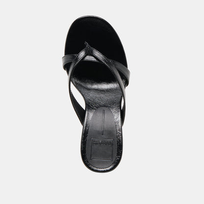 Helan Black Leather Wedges Dolce Vita