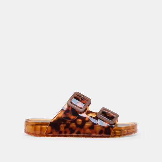 Julio Tortoise Vinyl Sandals Dolce Vita