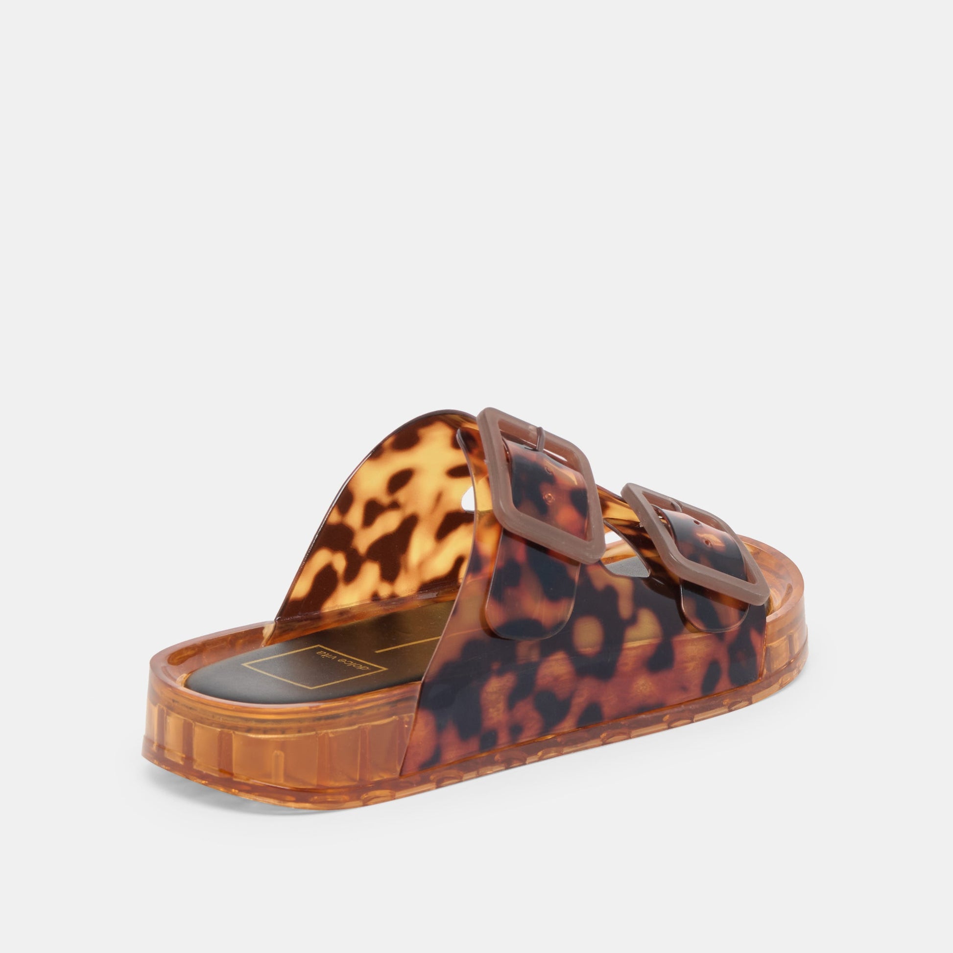 Julio Tortoise Vinyl Sandals Dolce Vita