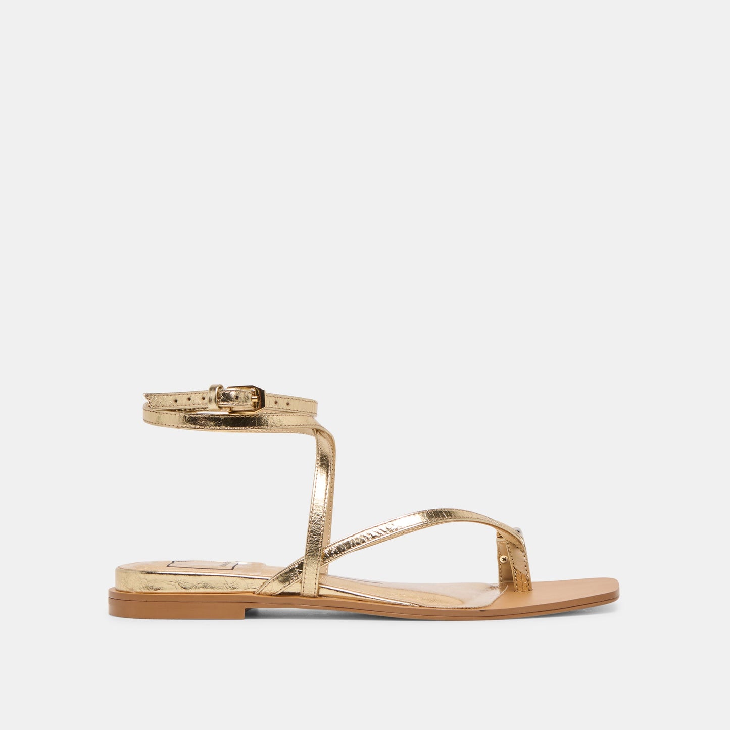 Tyrice Gold Leather Sandals Dolce Vita