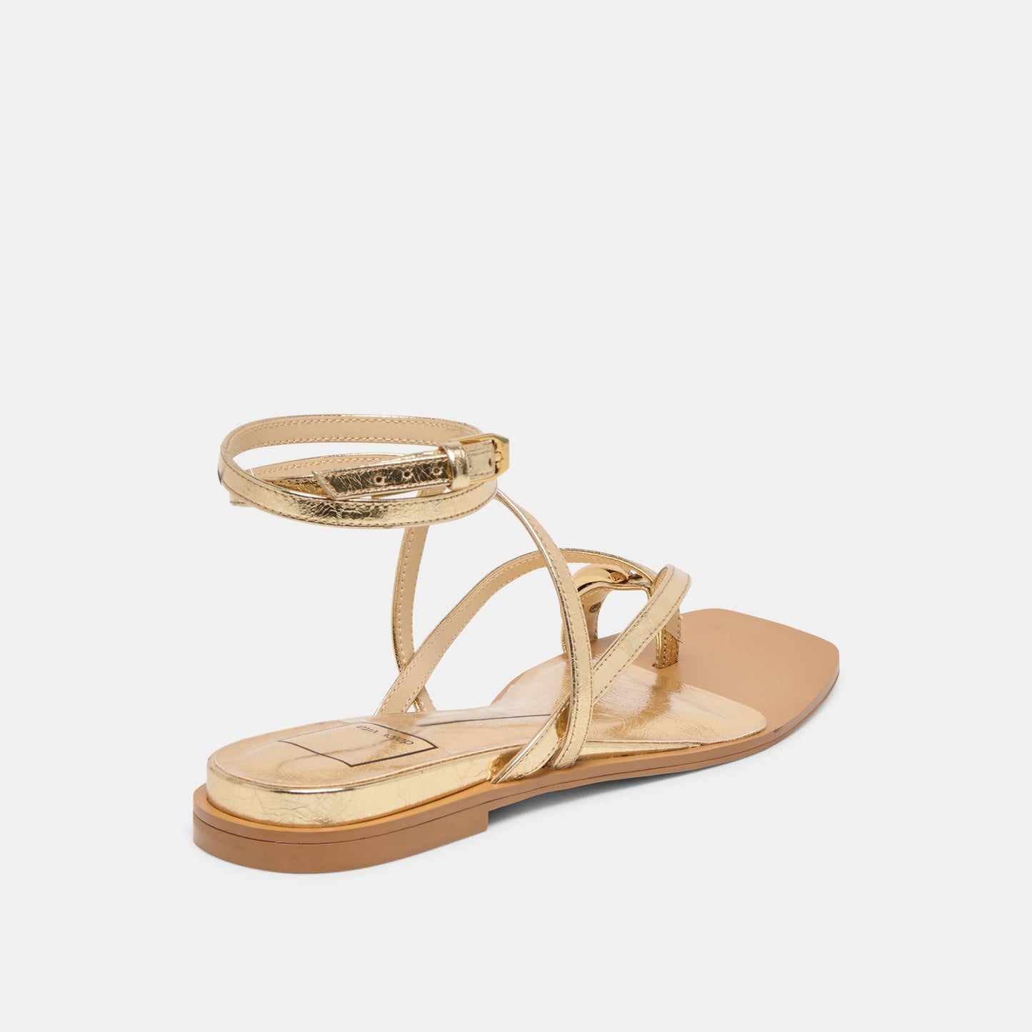 Tyrice Gold Leather Sandals Dolce Vita