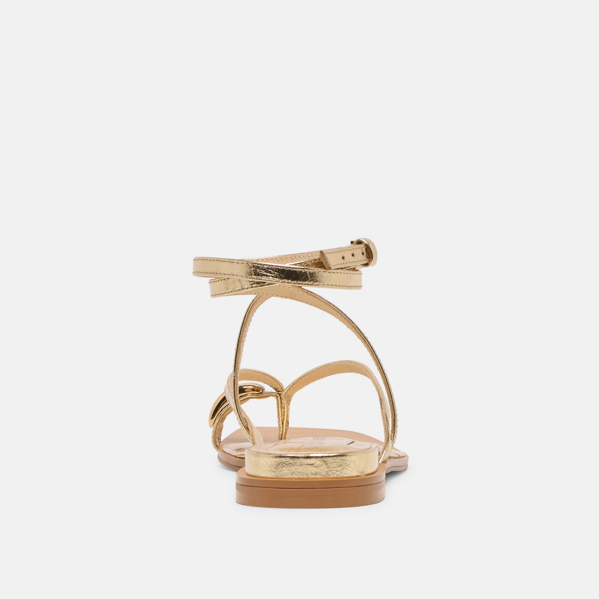 Tyrice Gold Leather Sandals Dolce Vita
