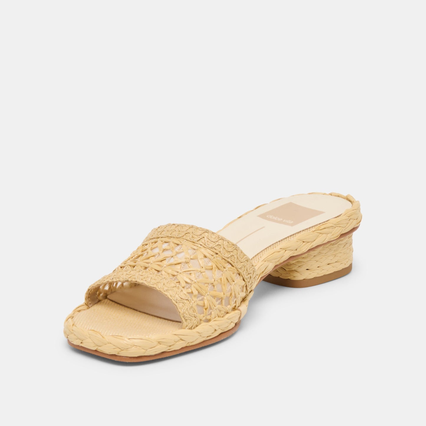 Dixi Lt Natural Cross Hatch Raffia Sandals Dolce Vita