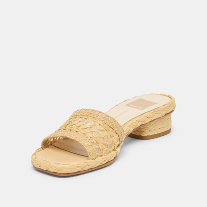 Dixi Lt Natural Cross Hatch Raffia Sandals Dolce Vita