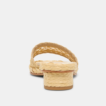 Dixi Lt Natural Cross Hatch Raffia Sandals Dolce Vita
