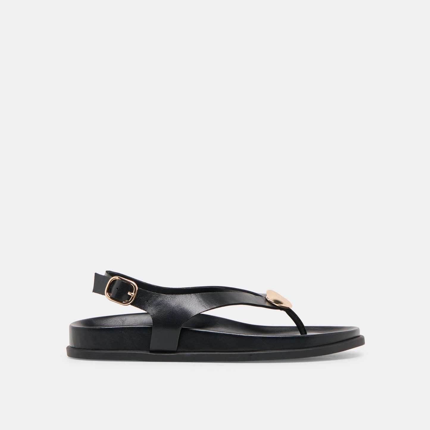 Jony Black Leather Sandals Dolce Vita