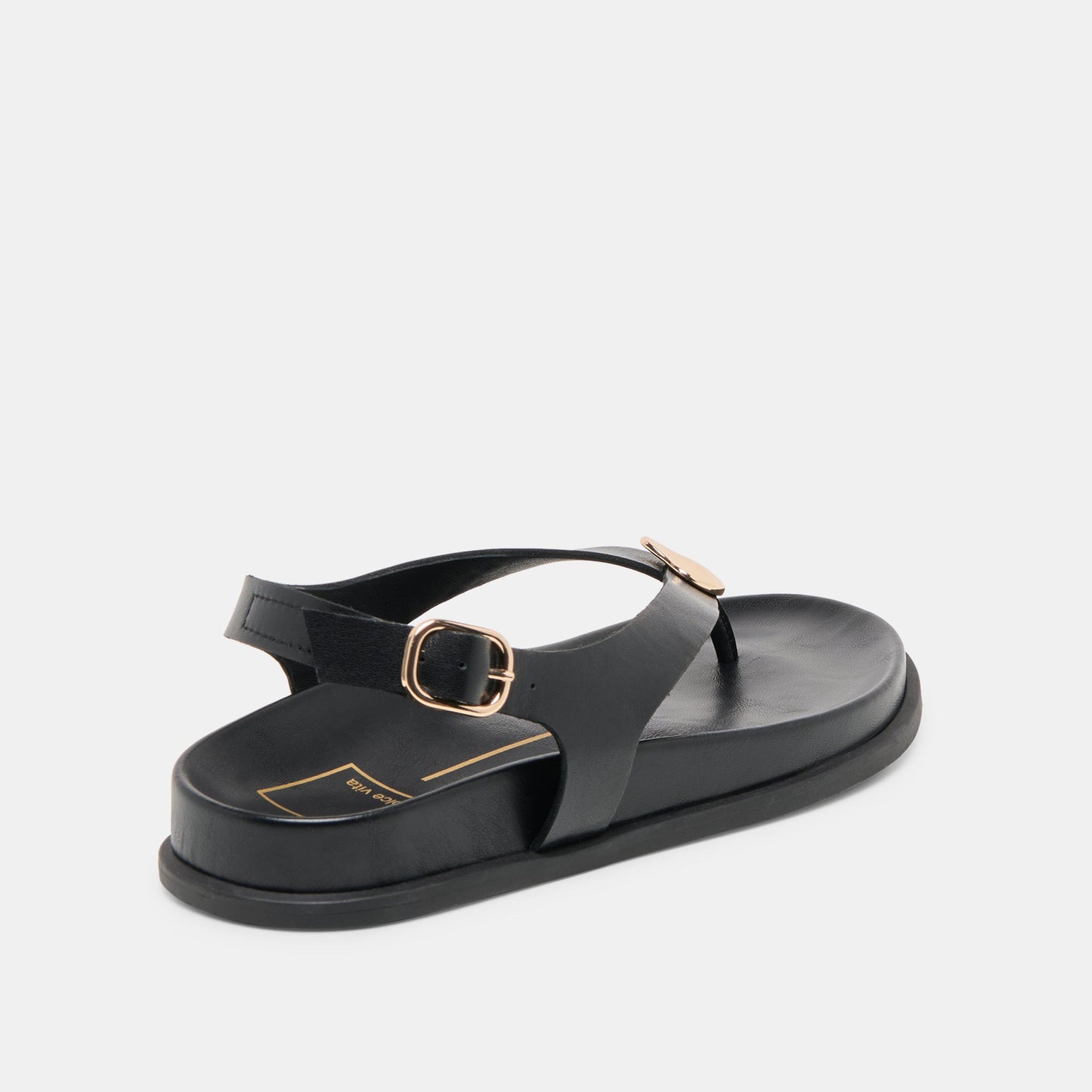 Jony Black Leather Sandals Dolce Vita